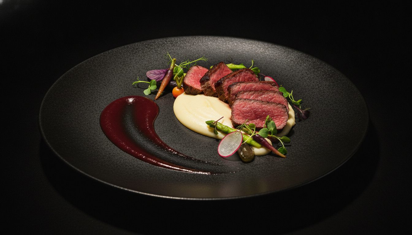 Plated fine dining